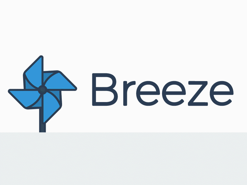Breeze - Weather logo app logo logo animation mill weather weather app windmill windows