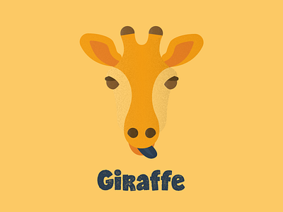 Giraffe giraffe illustration speckle zoo