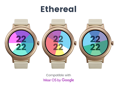 Ethereal · 2 android wear ethereal watch watch face watchface wear os