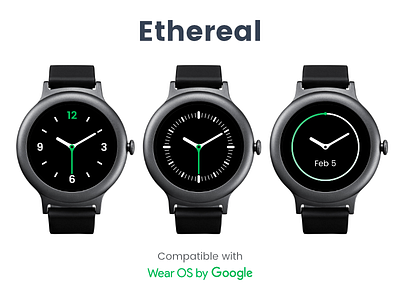 Ethereal · 4 android wear ethereal watch watch face watchface wear os
