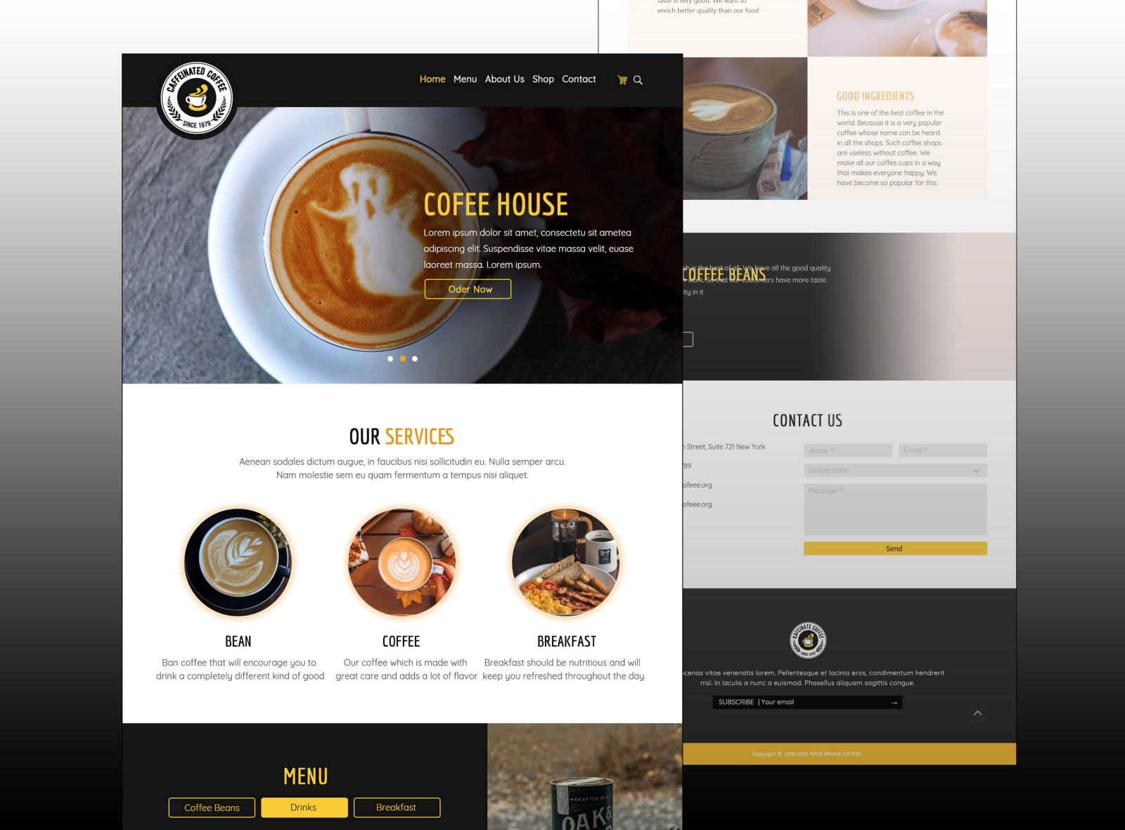 Company website design by jion dio on Dribbble