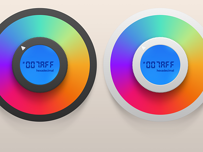 the DIAL color macos icon palette uidesign ux design