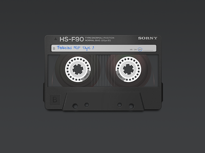 Bodacious Mix Tape 3 80s casette dock icons icons icons design macos icon