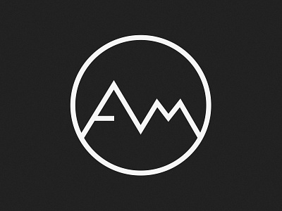 Andre Myhrer logo am monogram monogram letter mark monogram logo
