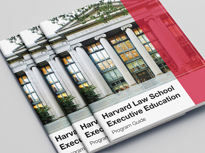 Harvard Law School Executive Education Program branding design graphic design layout photography typography
