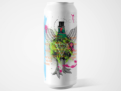 Beer Can Concept Art art design illustration packaging design