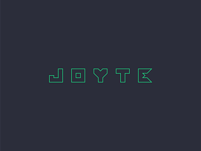 JOYte branding design flat icon identity illustration logo minimal typography ui