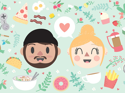 Save The Date, our favorite things cute design illustration robin sheldon save the date