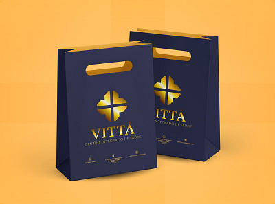 Vittá - Centro Integrado de Saúde brand design branding design logo visual identity.