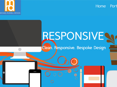Portfolio Site Homepage portfolio responsive design web design