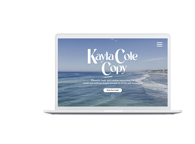 Kayla Cole Copy branding graphic design illustration logo ui ux web design wix
