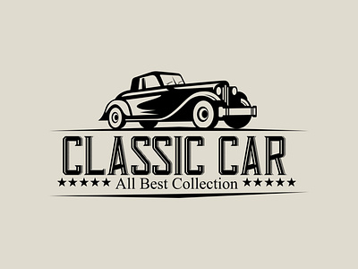 Logo Design - Classic Car brand guidelines branding business logo design flat illustration logo logo design vector