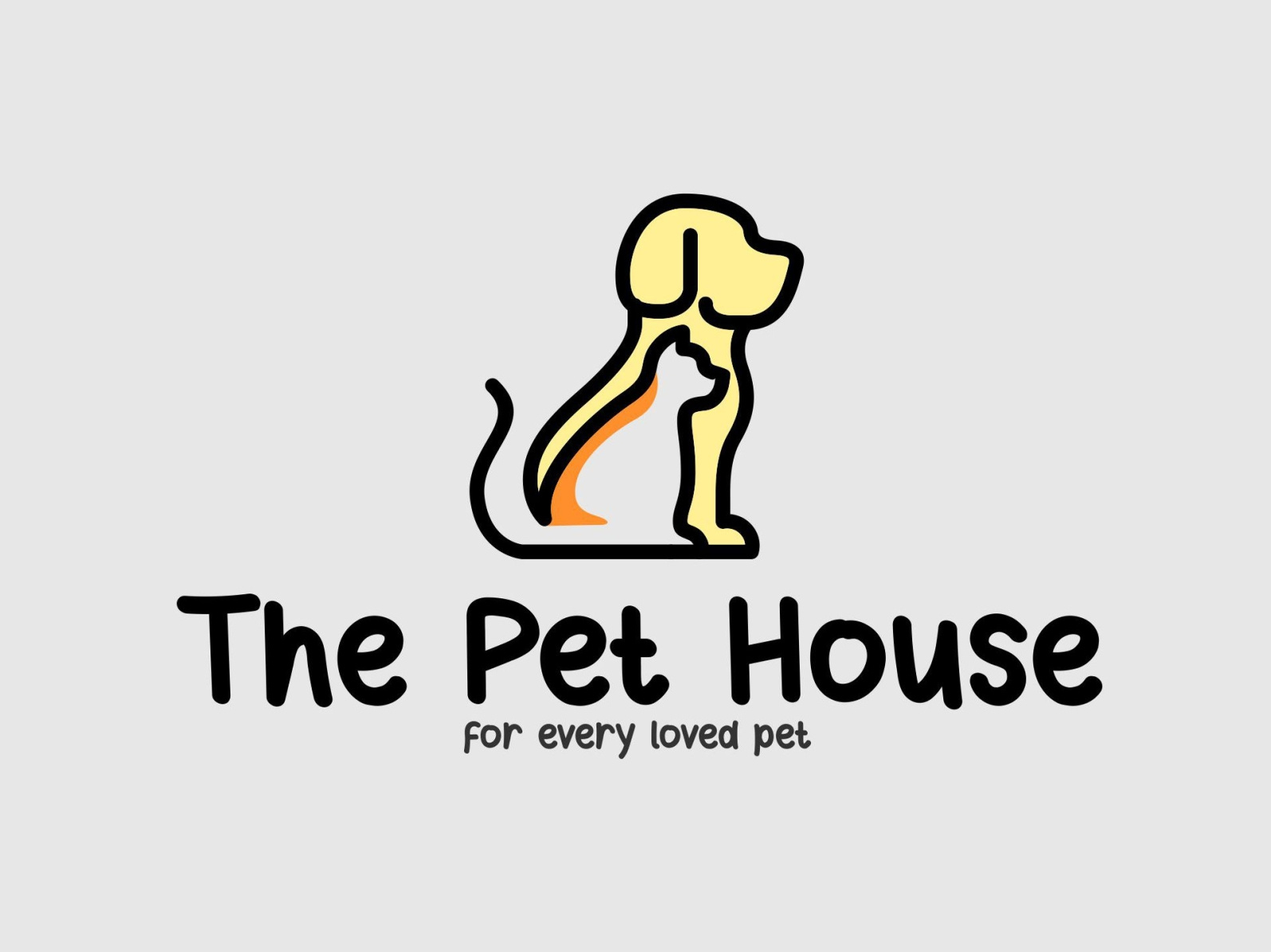Logo Design The Pet House by Okta Viany on Dribbble