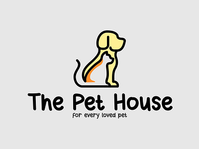 Logo Design - The Pet House brand guidelines branding business logo design flat illustration logo logo design ui vector