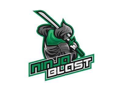 Logo Design - Ninja Blast brand guidelines branding business logo cartoon design flat illustration logo logo design mascot ui vector