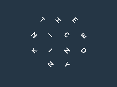 The Nice Kind NY brand brand identity identity identity design logo logotype minimal type design typography