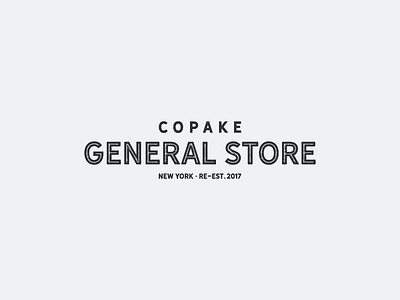 Copake General Store Branding branding identity identity design logo logo design logotype