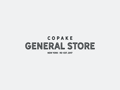 Copake General Store Branding