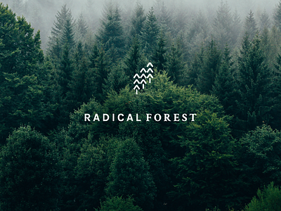 Radical Forest badge brand branding identity identity design logo logotype mark naming