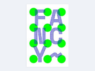 Fancy Poster Design colorful logotype minimal modern monospace poster poster design type typography