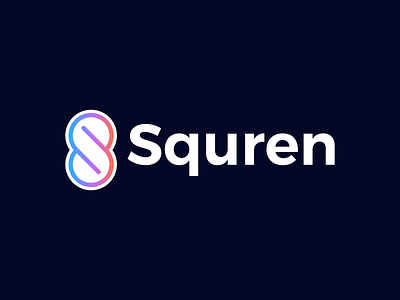 Squren logo app branding creative design digital agency icon illustration logo ui vector