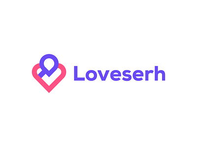 Loveserh logo app branding creative design digital agency icon illustration l logo l mark logo loveserh ui vector