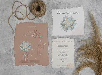 Watercolor wedding invitation design graphic design illustration typography vector watercolor wedding design wedding invitation