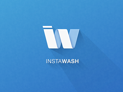 Instawash bi carwash ci instawash logo o2o on demand symbol