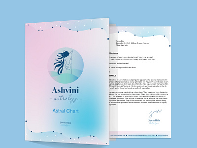 Stationary Design for Ashvini Astrology