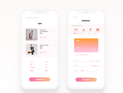 002. Daily UI Checkout Page (Beauty Brand Concept) challenge checkout page daily dailyui ui uiconcept