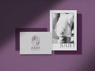 The logo for a lingerie manufacturer branding graphic design juliete logo