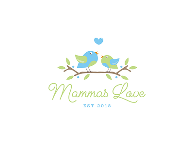 Mammas Love - Baby products - Final color palette. babies baby baby products birds child care children love organic