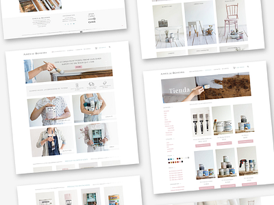 eCommerce website for a Chalk Paint shop.