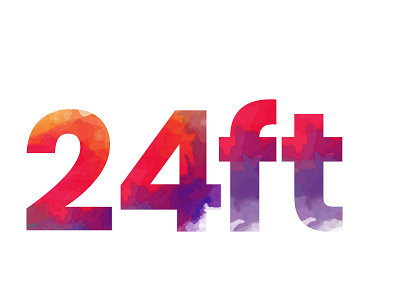 24ft - Custom Font Logo