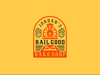 JORDAN'S RAIL GOOD BAKE SHOP - Vintage Logo Design