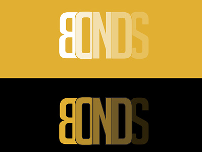 BONDS - Custom Typography Logo