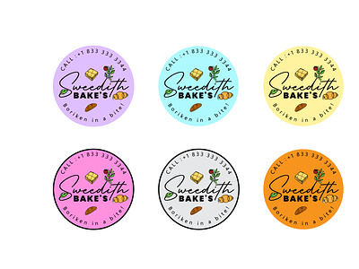 Sweedith Bake's - Custom sticker design