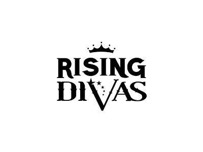 RIsing Divas design logo mark symbol x