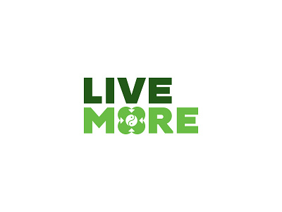LIVE MORE logo typo