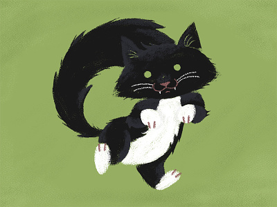 Happy Kitty cat illustration kitty photoshop