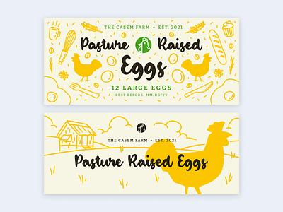 Mood board Design #1: Pasture Raised Eggs