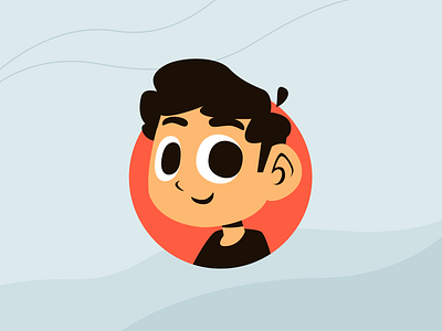 My Custom Avatar avatar custom avatar design design warm up drawing dribbble dribbble rebound illustration self self illustration self portrait vector weekly warm up