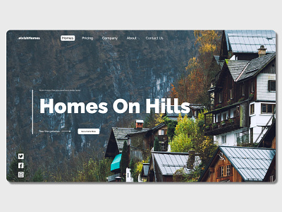 elvish Homes branding business website design figma home housing landing page ui website