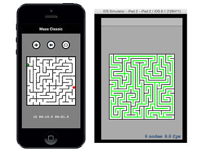 Maze Classic 2 Border Drawing Algorithm