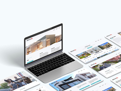 RECA WEBSITE agency copywriting design graphic design real estate web website