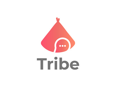 Tribe chat message modern social tent tribe