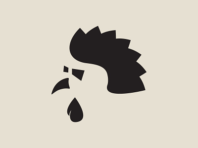 Gangster Rooster fun gangster logo modern rooster simple