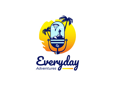 Everyday Adventures adventure extreme sports logodesign podcast sports