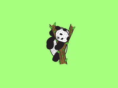 Panda animal cute mascot panda playful