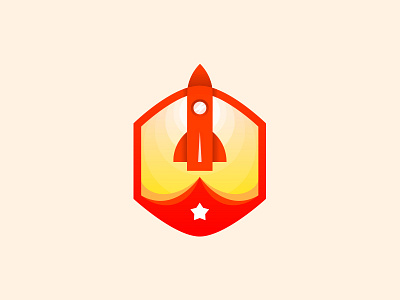 Rocketship badge dailylogochallenge rocket rocketship